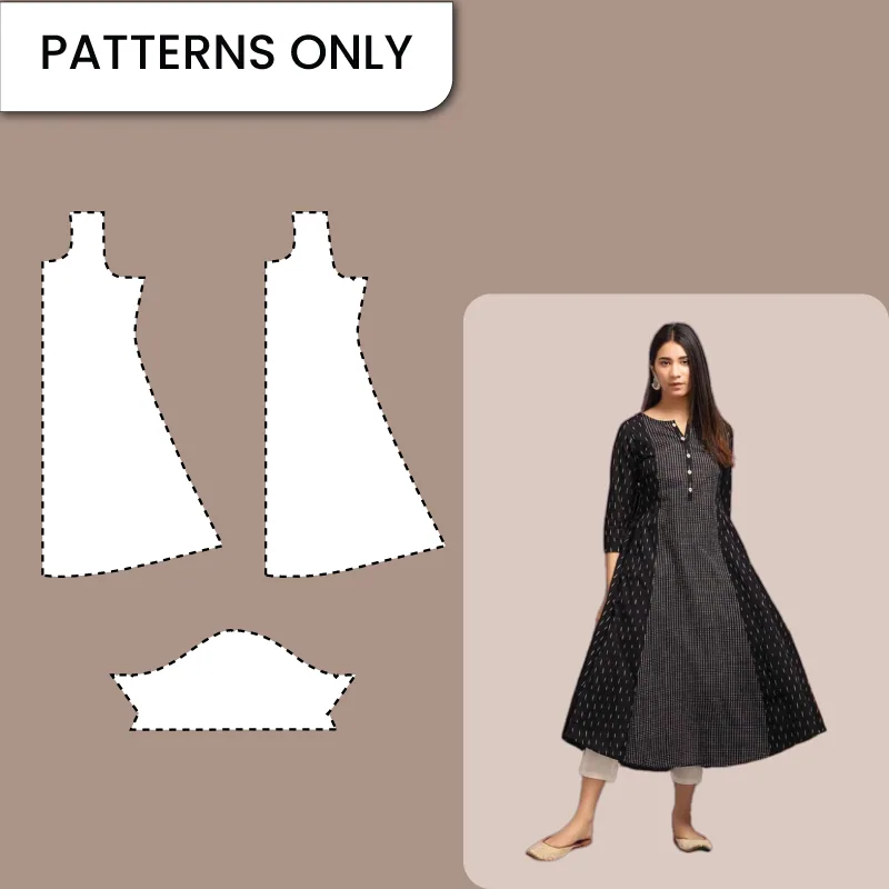 A Line Top Only paper pattern