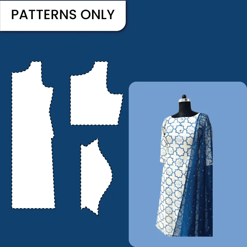 Boat Neck Top paper pattern