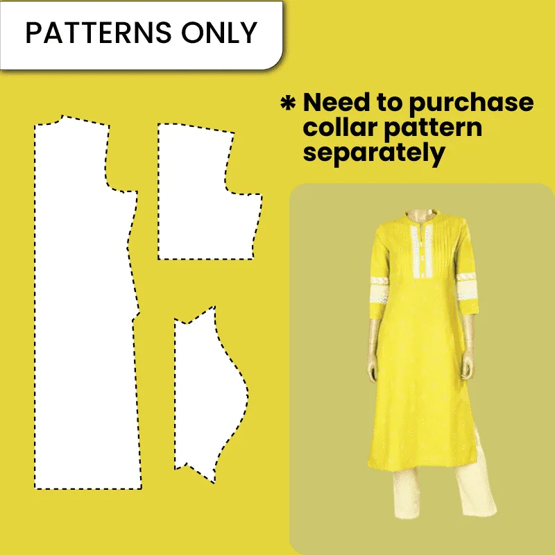 Collar Top Only paper pattern