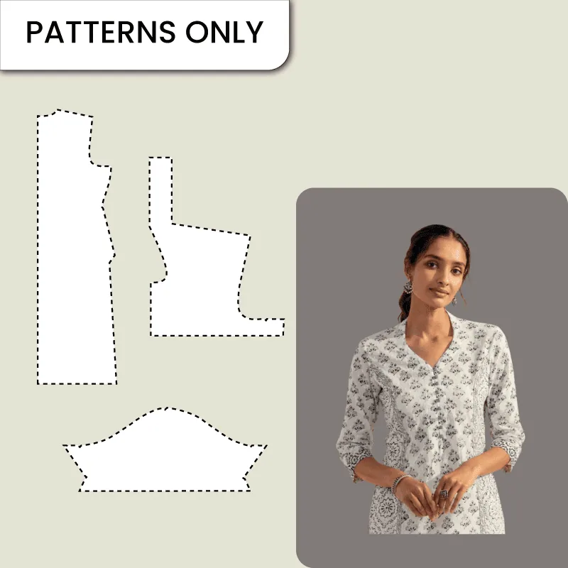 Halter Neck Chudi paper pattern