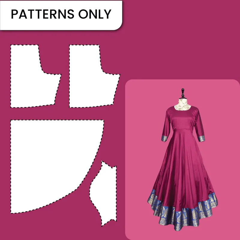 Long Gown paper pattern