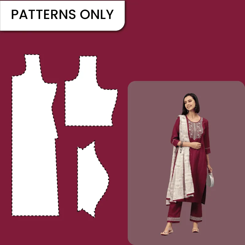 Normal Top Only Chudi paper pattern