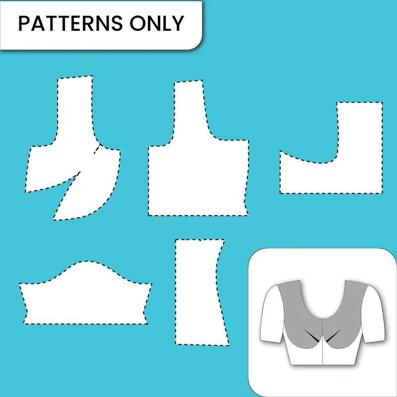 Sabyasachi Blouse paper pattern