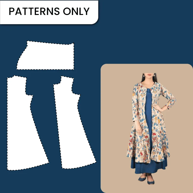 Shrug Chudi paper pattern